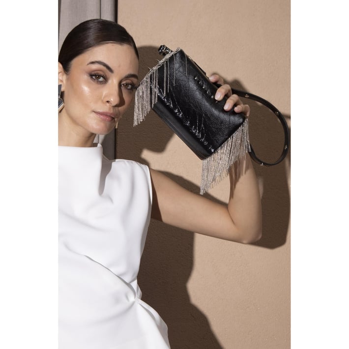 Sisley Sly 197 Kadın Kol Çantası Siyah nehironline