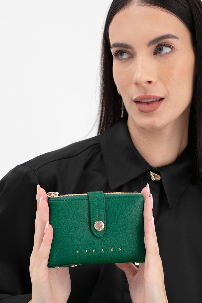 Sisley Sly 249 Kadın Cüzdan Yeşil nehironline