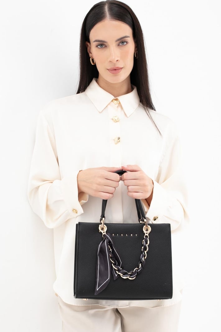 Sisley Sly 286 Kadın Kol Çantası Siyah nehironline