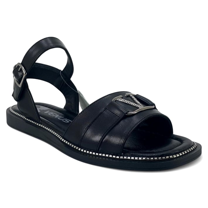 Venüs 2512203 25YS Kadın Günlük Sandalet Siyah nehironline