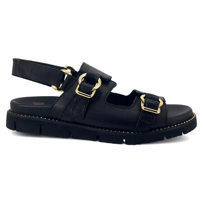 Venüs 25440013 25YS Kadın Günlük Sandalet Siyah nehironline