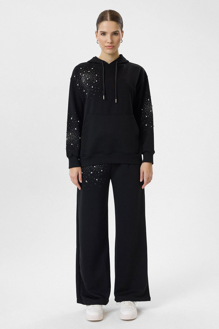 Taşlı Eşofman Altı