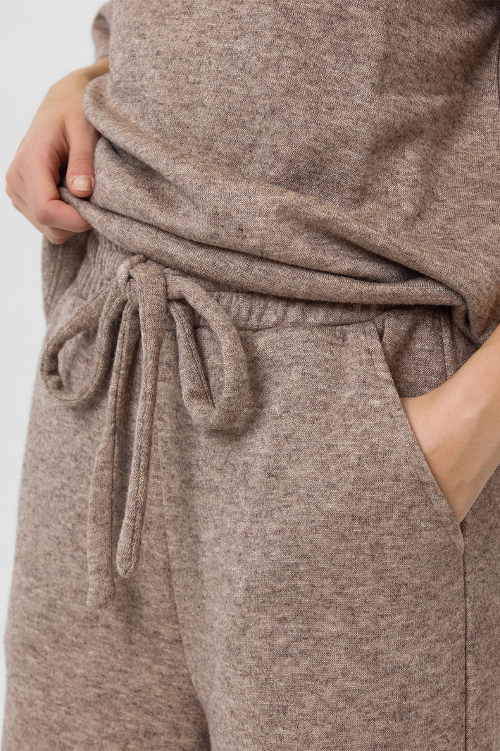 Kemerli Triko Pantolon 