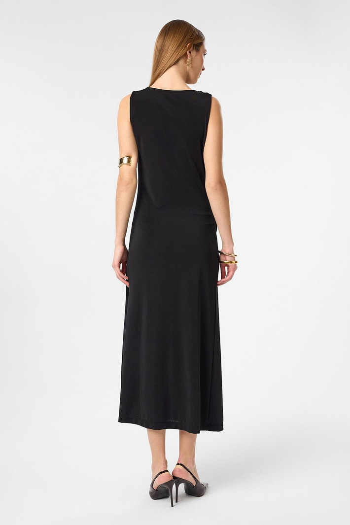 Toka Detaylı Sandy Elbise