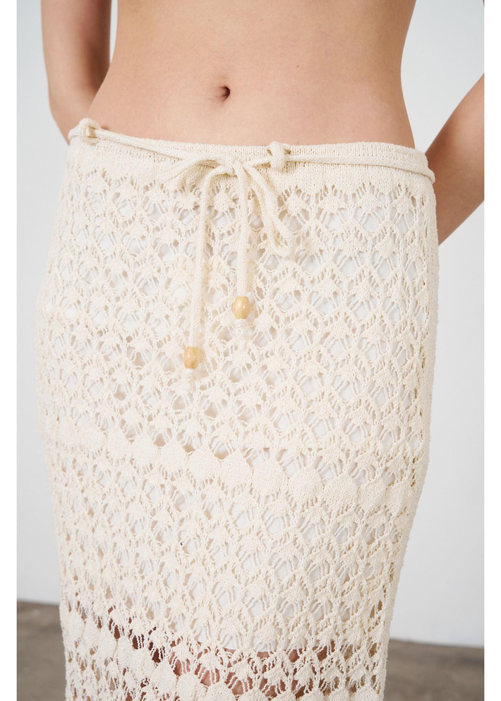 Ajurlu İpli Uzun Etek