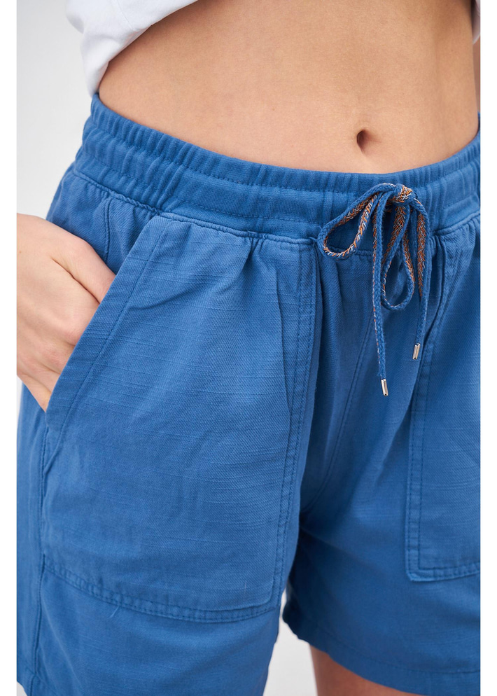 Basic Beli Lastikli Cep Detaylı Şort
