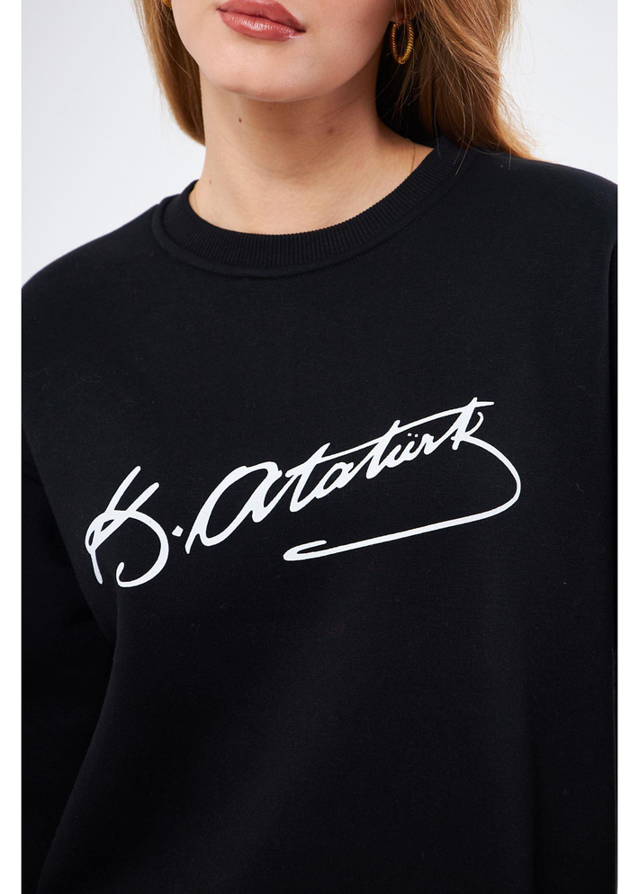 Cumhuriyet Koleksiyonu ATATÜRK İmzalı Sweatshirt 
