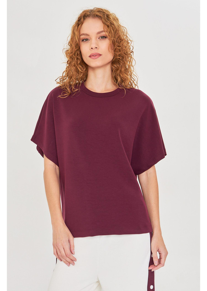 Düşük Omuz Modal T-Shirt