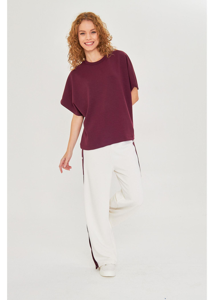 Düşük Omuz Modal T-Shirt