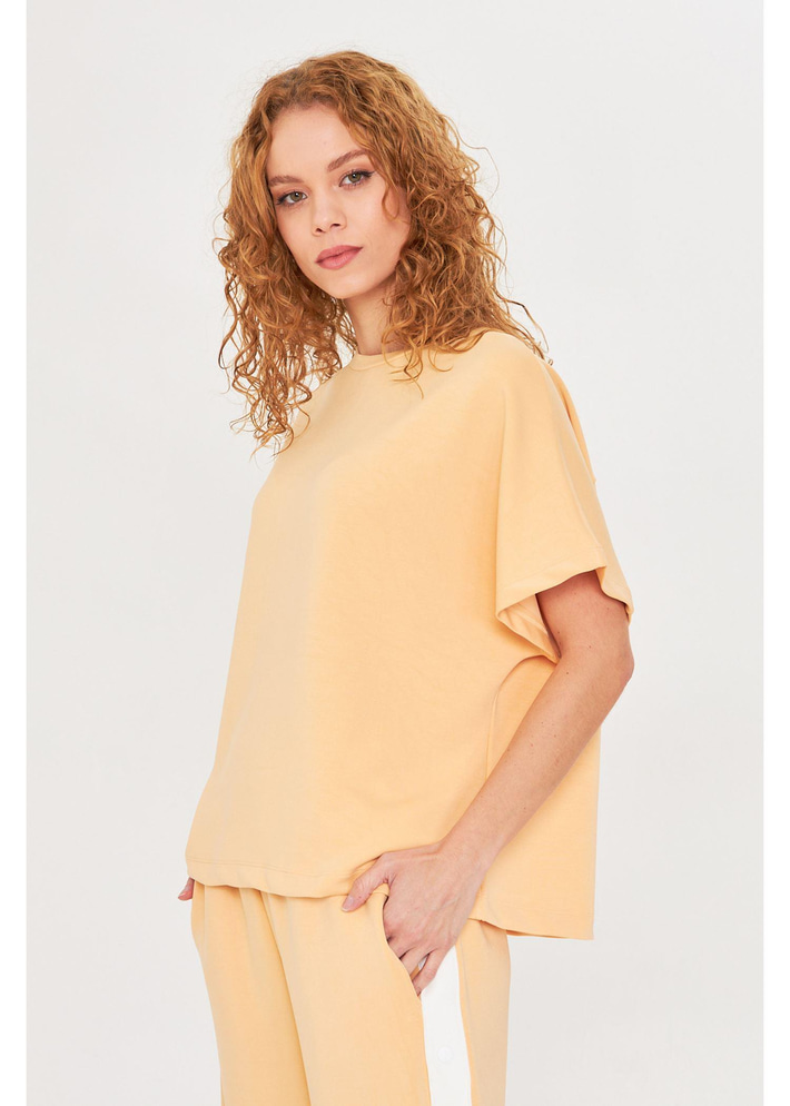 Düşük Omuz Modal T-Shirt