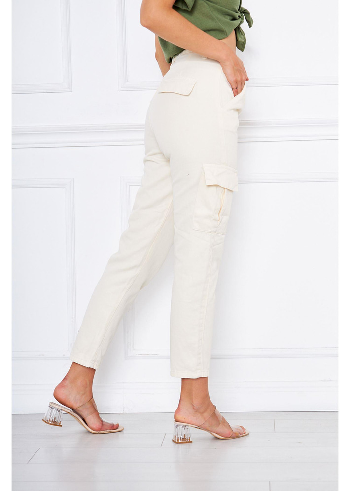 Kargo Cep Gabardin Pantolon