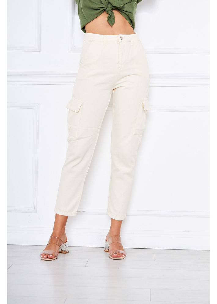 Kargo Cep Gabardin Pantolon