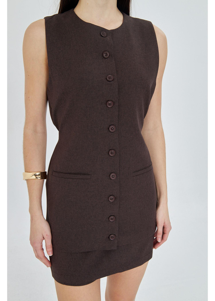 Yanı Kemerli Poliviskon Yelek 