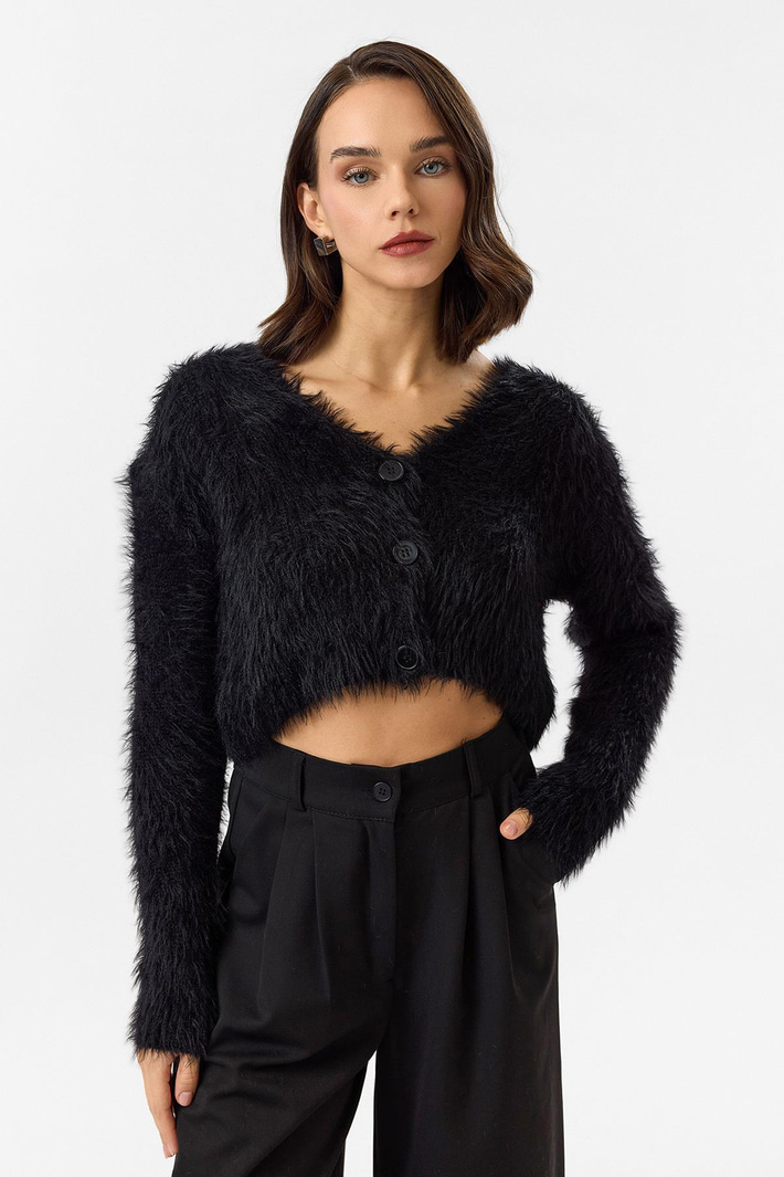 Crop Hırka