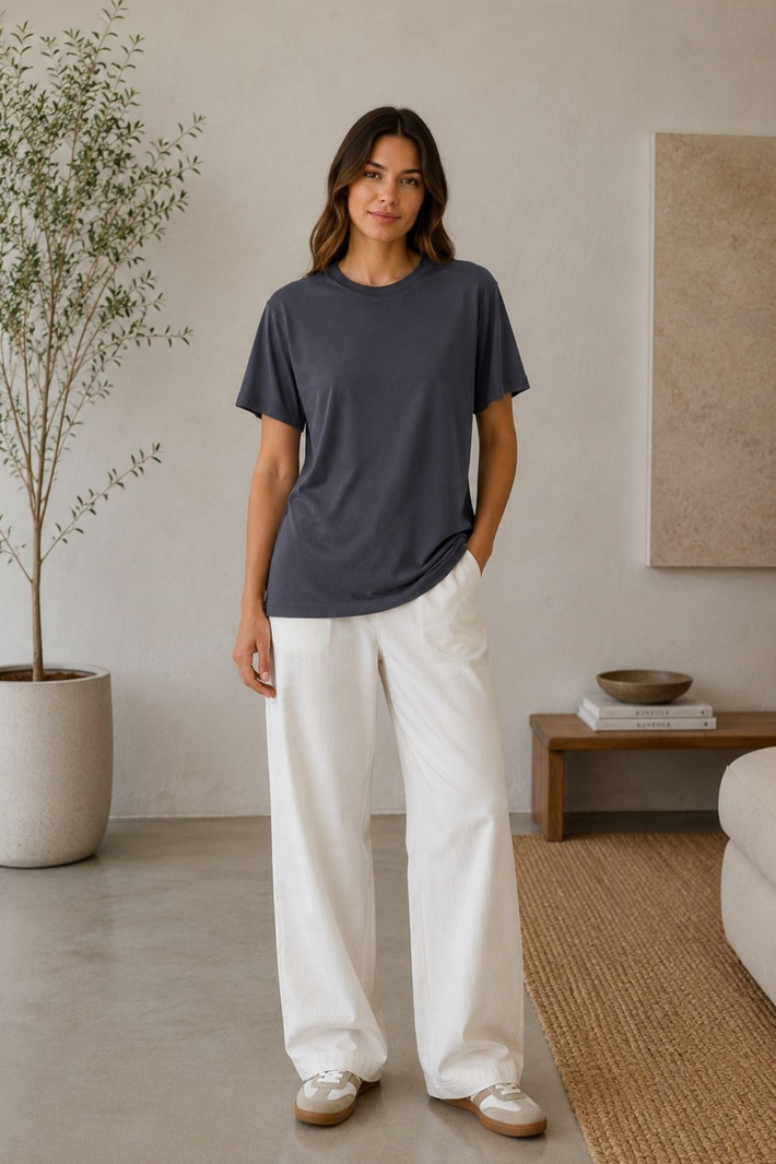 Oversize Basic Modal Tişört