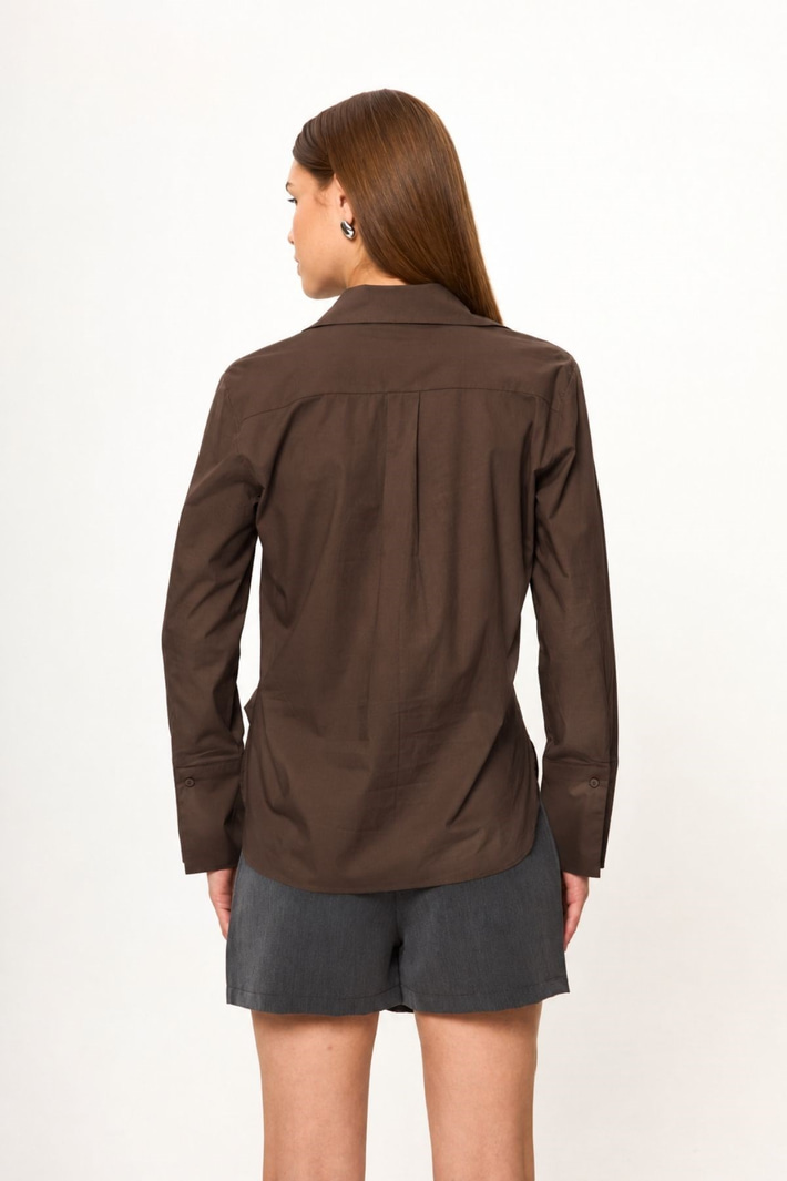 Oversize Poplin Gömlek