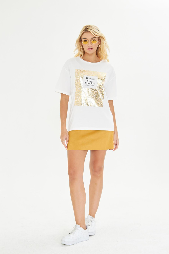 Baskılı Basic T-Shirt