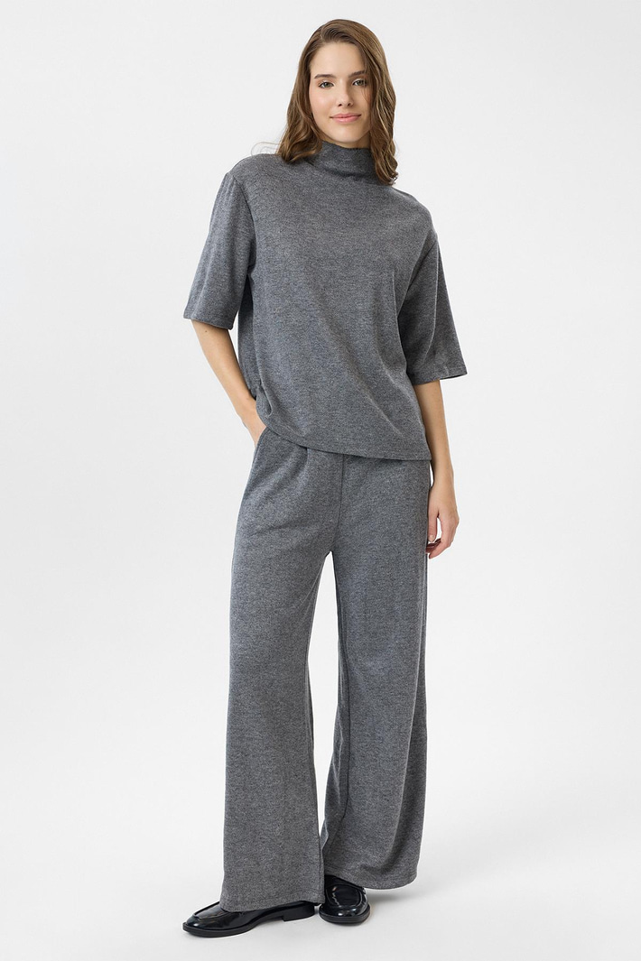 Kemerli Triko Pantolon