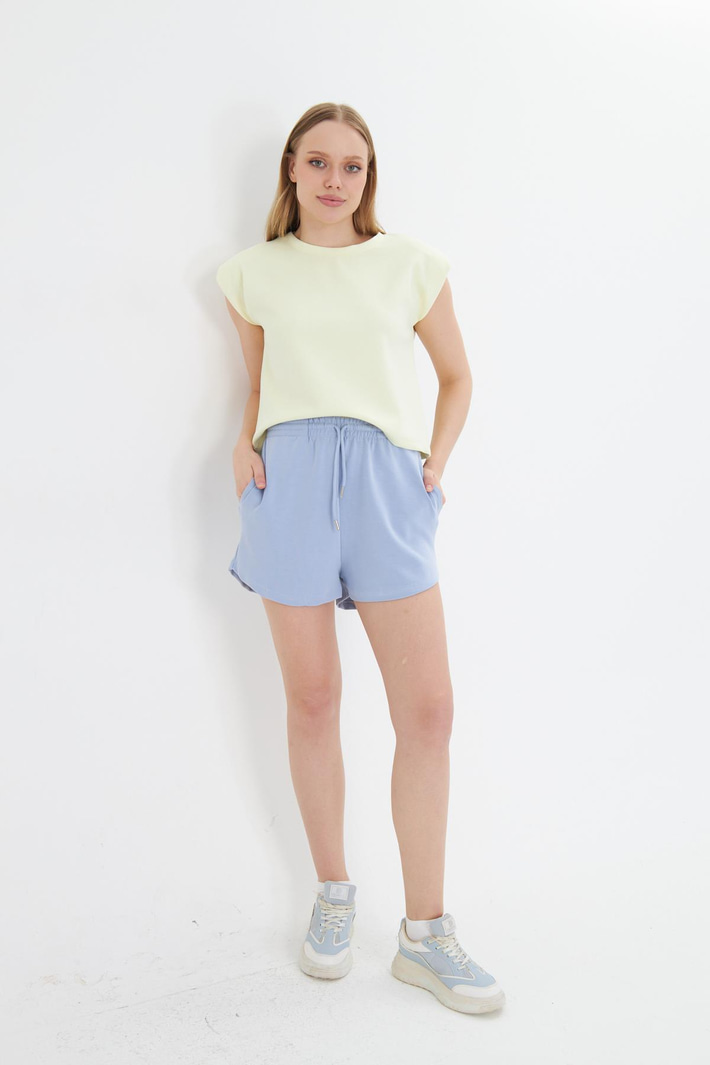 Beli Lastikli Modal Şort 