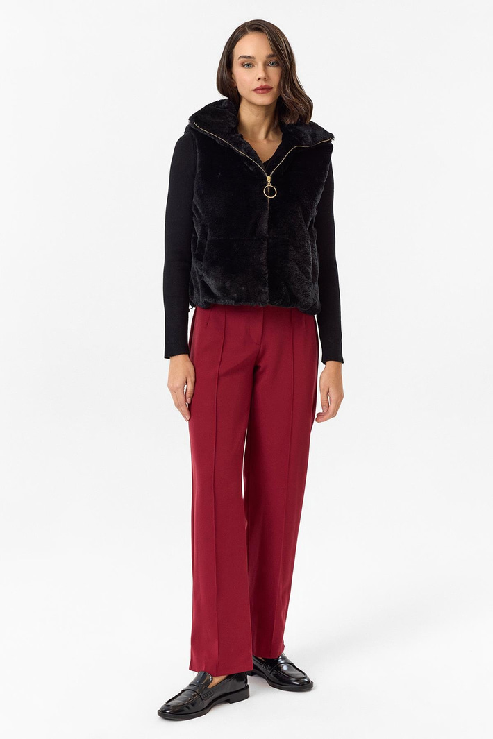 Kapitone Peluş Yelek