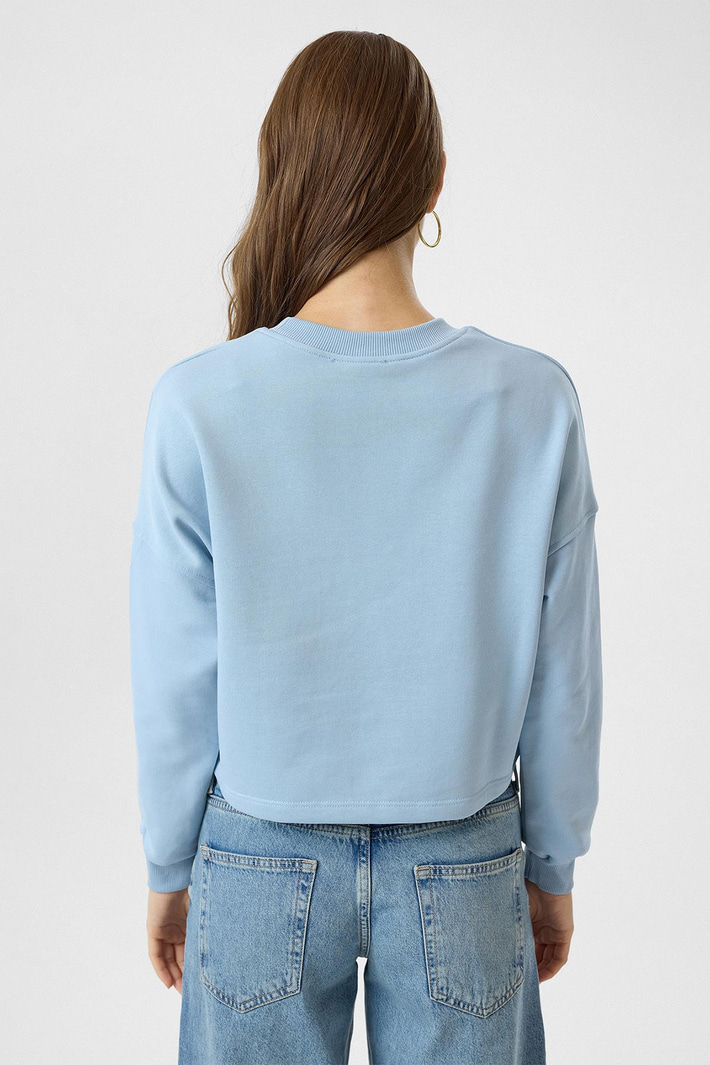 Basic Crop Sweatshirt
