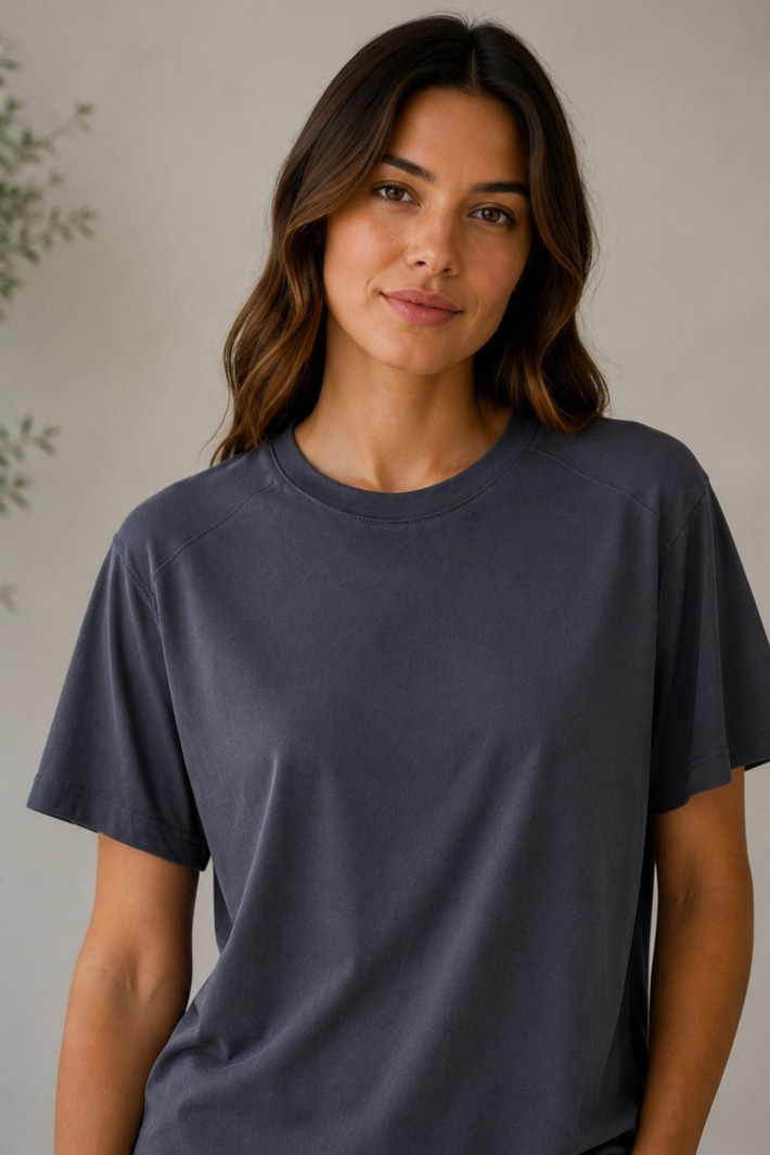 Oversize Basic Modal Tişört