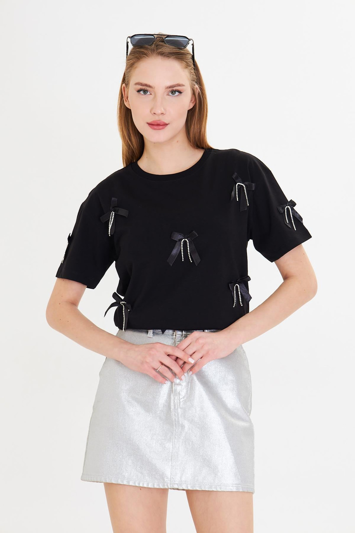 Kurdeleli Basic T-Shirt