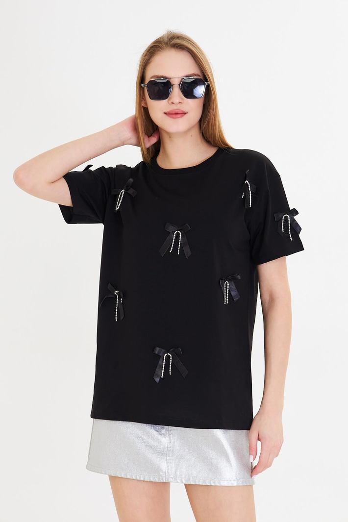 Kurdeleli Basic T-Shirt