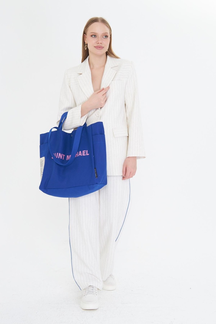 Saint Michael Kanvas Omuz Çantası 