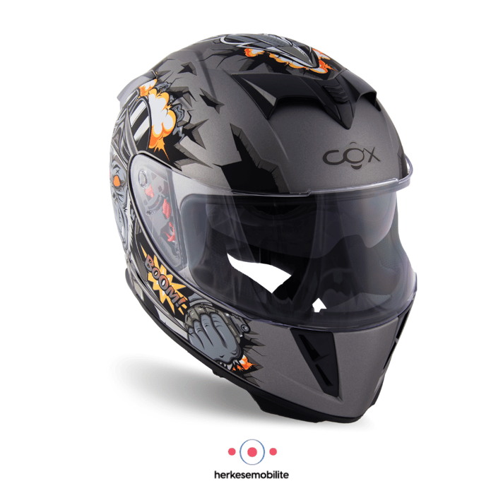COX SR-F Kapalı Boom Kask 