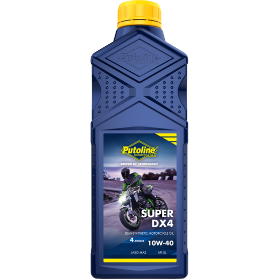 Putoline Super DX4 10W-40 1L motosiklet motor yağı.PUTOLİNE 1 L bottle Super DX4 10W-40