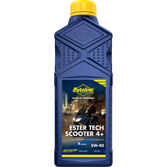 Putoline Ester Tech Scooter 4T+ 5W-40 1L tam sentetik motor yağı.PUTOLİNE 1 L bottle Ester Tech Scooter 4T+ 5W-40