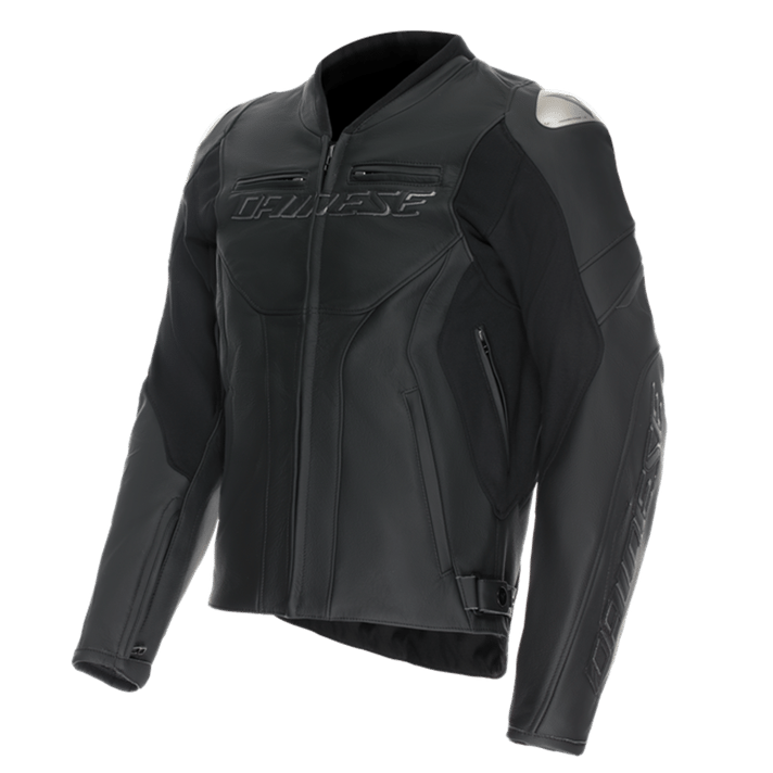 Dainese Racing 5 Deri Motosiklet Ceketi – AA Sertifikalı, Smart Air UyumluDAINESE CEKET RACING 5 LEATHER BLK BLK BLK