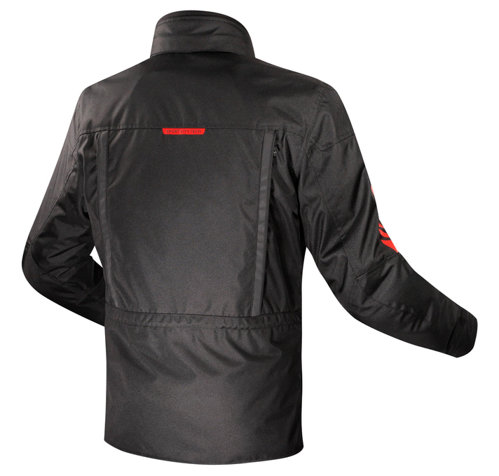 AA Seviye CE Sertifikalı Motosiklet Montu | 4 Mevsim, Su Geçirmez, Termal AstarlıLS2 METROPOLIS EVO MONT KIRMIZI-SİYAH