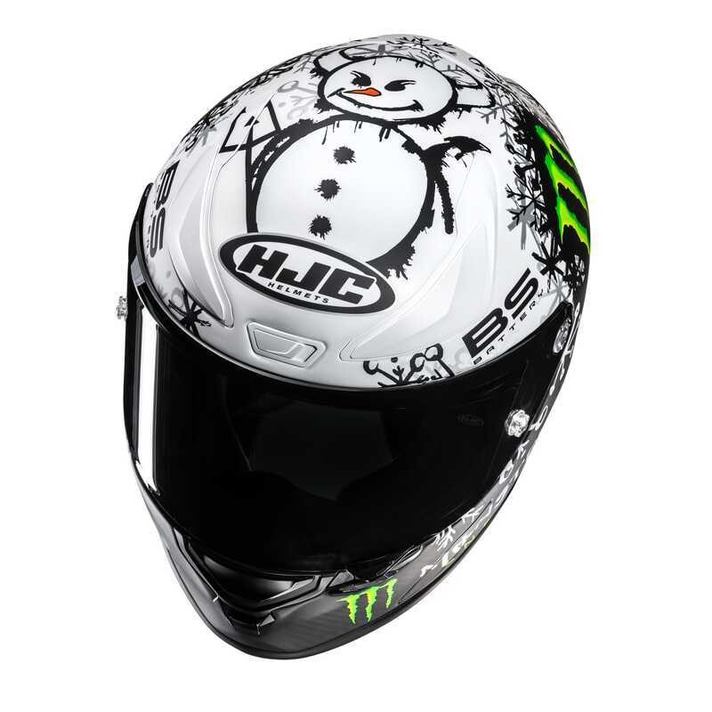 HJC RPHA1 V2 CARBON SNOW DIABLO MC10SF