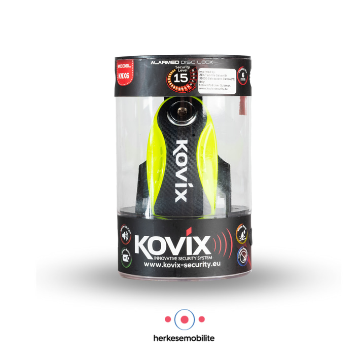 KOVIX KNX6-FG Alarmlı Disk Kilit 