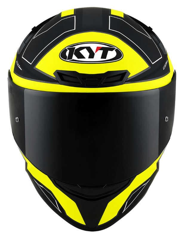 KYT TT-COURSE KASK ELECTRON MAT SİYAH SARI