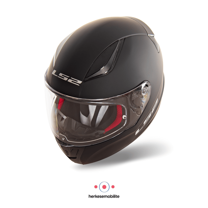 LS2 Rapid Single Mono Kapalı Kask Mat Siyah