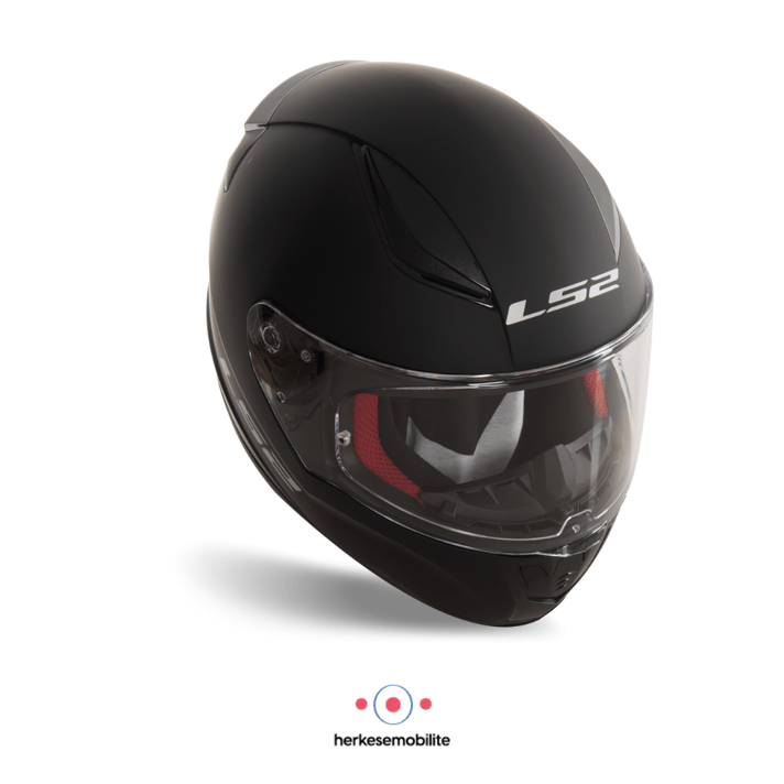 LS2 Rapid Single Mono Kapalı Kask Mat Siyah