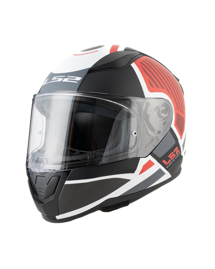 LS2 Rapid 2 Grid Mat Beyaz Kırmızı Motosiklet Kaskı – Hafif ve Şehir Uyumlu LS2 RAPID 2 GRID MAT BEYAZ KIRMIZI