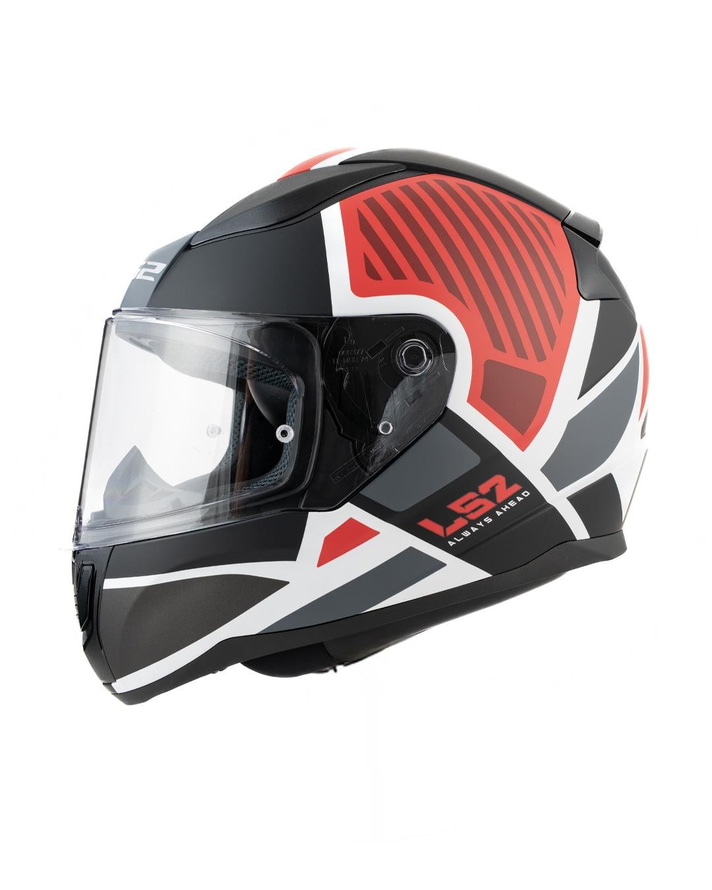 LS2 Rapid 2 Grid Mat Beyaz Kırmızı Motosiklet Kaskı – Hafif ve Şehir Uyumlu LS2 RAPID 2 GRID MAT BEYAZ KIRMIZI