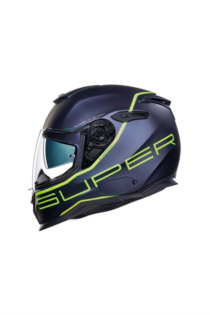 NEXX SX.100 Superspeed Kapalı Kask Lacivert/Neon