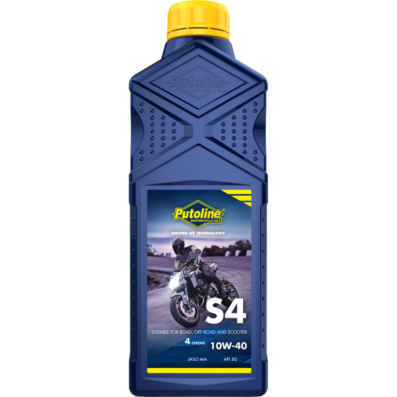 Putoline S4 4T 10W-40 1L mineral motosiklet motor yağıPUTOLİNE 1 L bottle S4 4T 10W-40