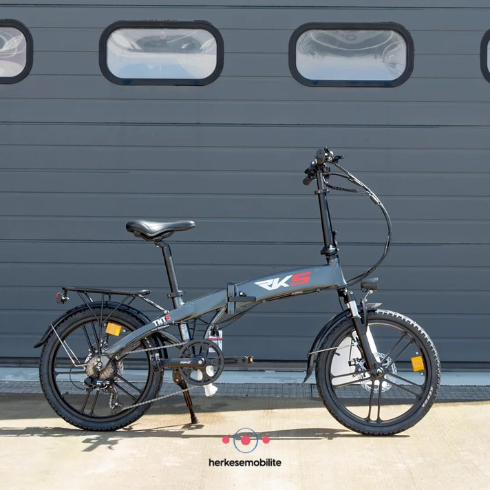 RKS TNT5 PRO Elektrikli Bisiklet Mat Antrasit Gri