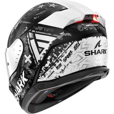 SHARK Skwal I3 Hellcat Kapalı Kask Siyah Gri Beyaz