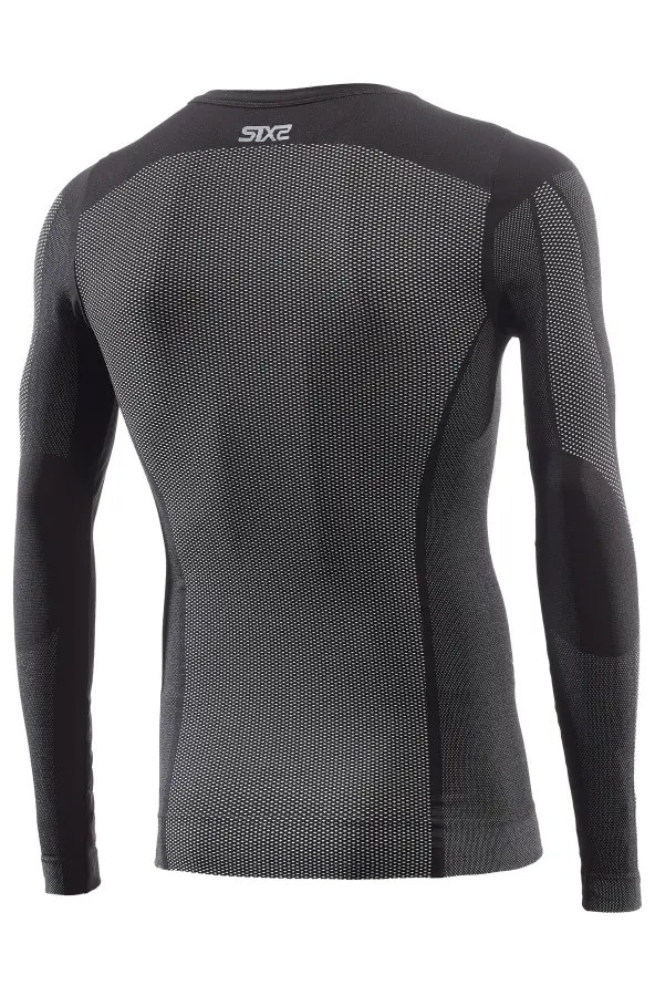 SIX2 TS2 V2 4 MEVSİM TERMAL UZUN KOLLU T-SHIRT KARBON SİYAH