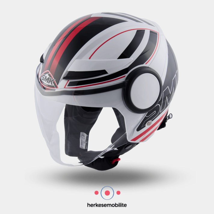 SMK Streem Sonic Açık Kask Beyaz