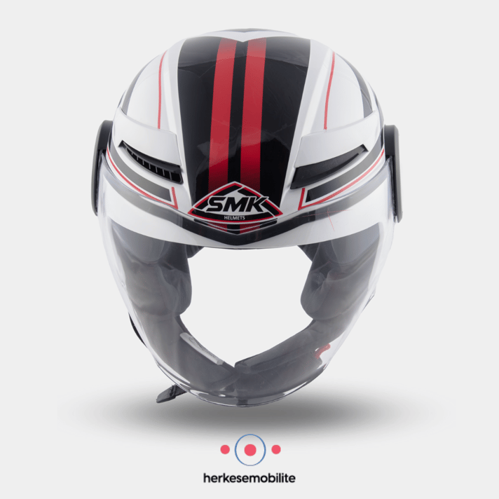 SMK Streem Sonic Açık Kask Beyaz