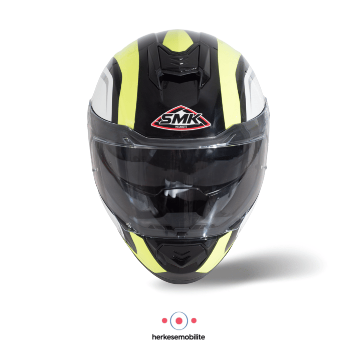 SMK Twister Twilight Kapalı Kask Sarı