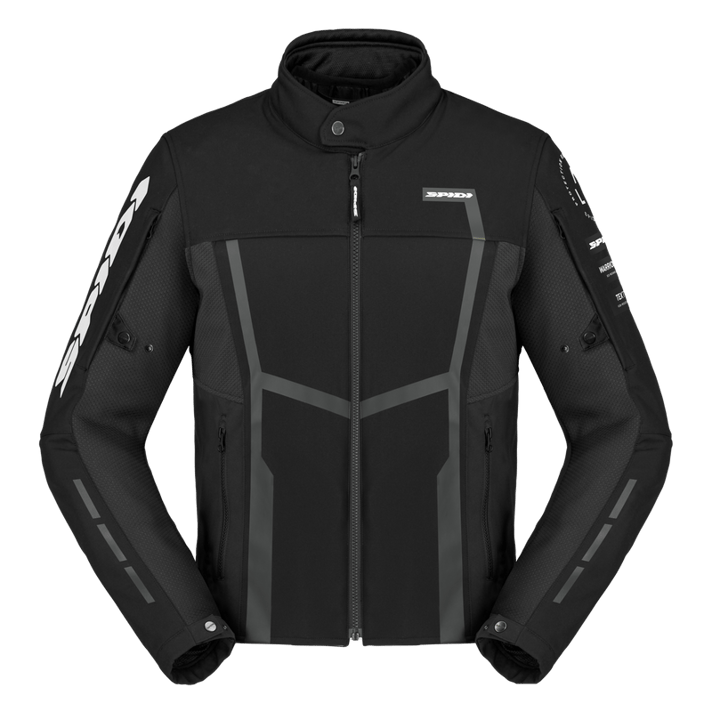 SPIDI MOTOJOY TEKSTİL CEKET SİYAH BEYAZ